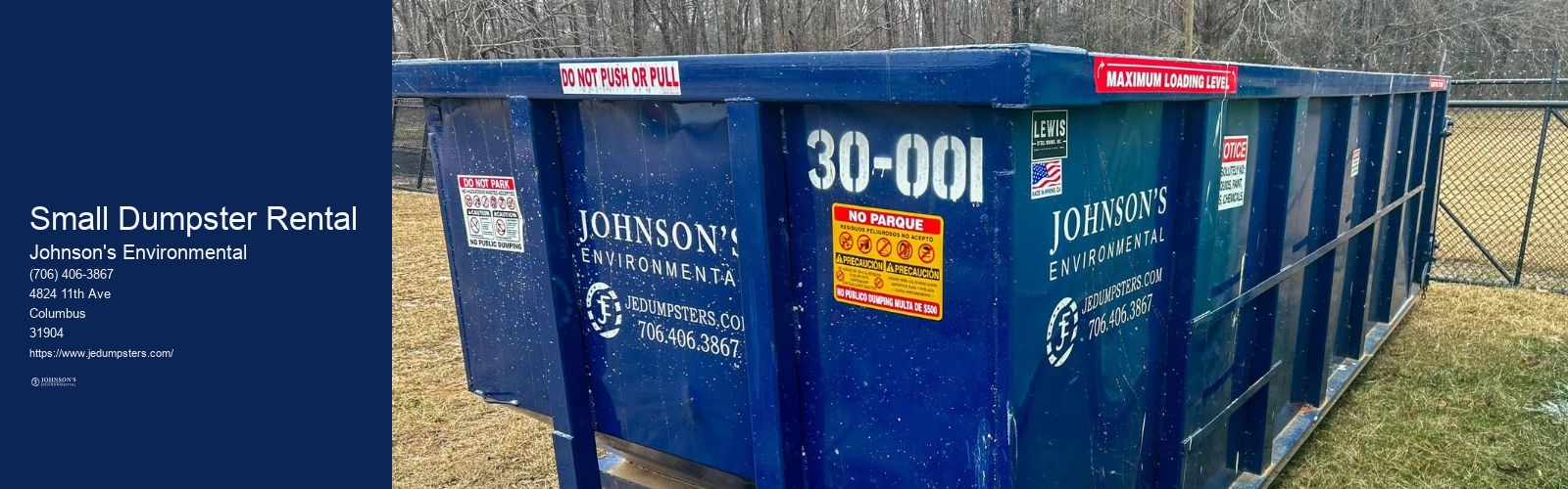 Small Dumpster Rental